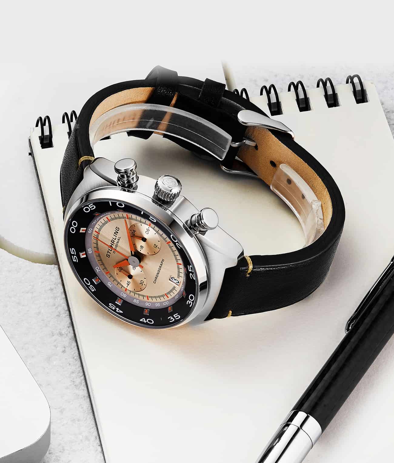 Stührling Roadster Chronograph With Tachymeter 44mm Watch - Image 6