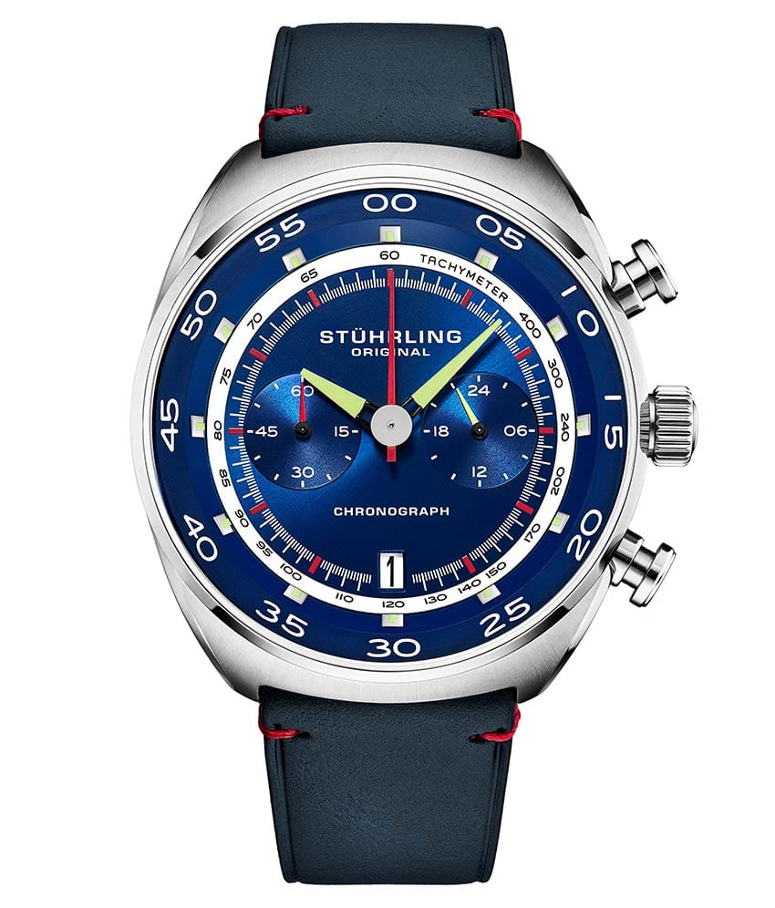 Stührling Roadster Chronograph With Tachymeter 44mm Watch - Image 7