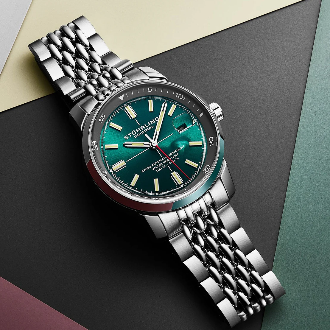 Stührling Trackmaster 1026 Automatic Men’s 42mm - Image 17
