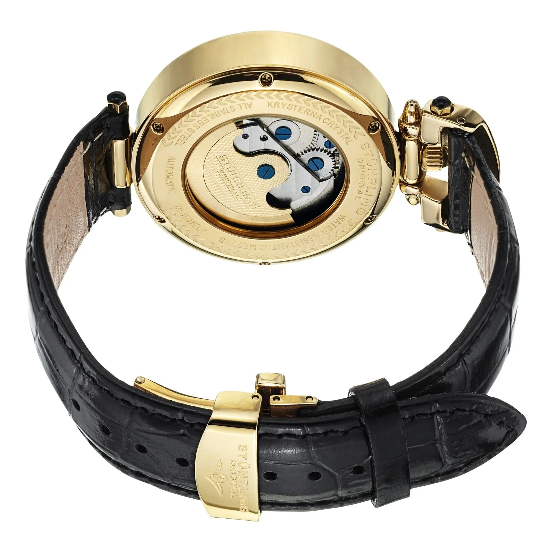 127. Black Strap w/ yg clasp