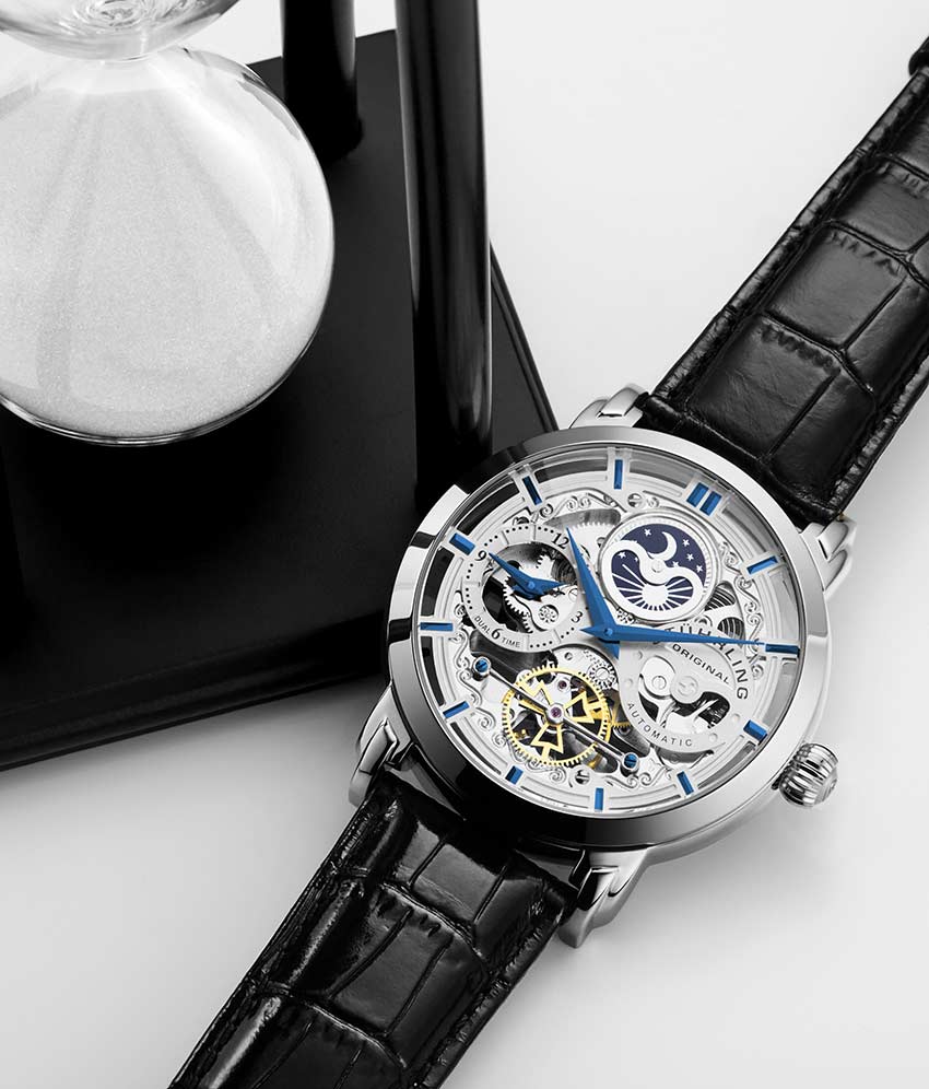 Stührling Automatic Dual Time Anatol, Depthmanster Automatic Diver with Signature Pen! - Image 9
