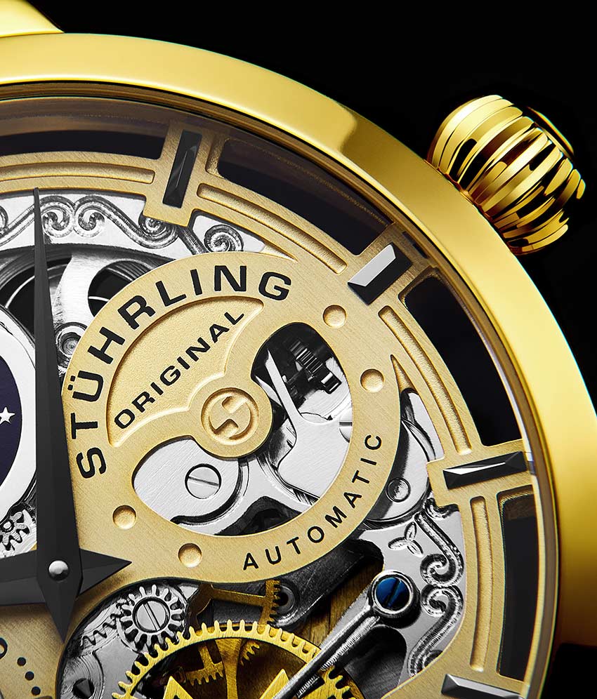 Stührling Automatic Dual Time Anatol, Swiss Automatic Gio and Stürhling Signature Pen - Image 12