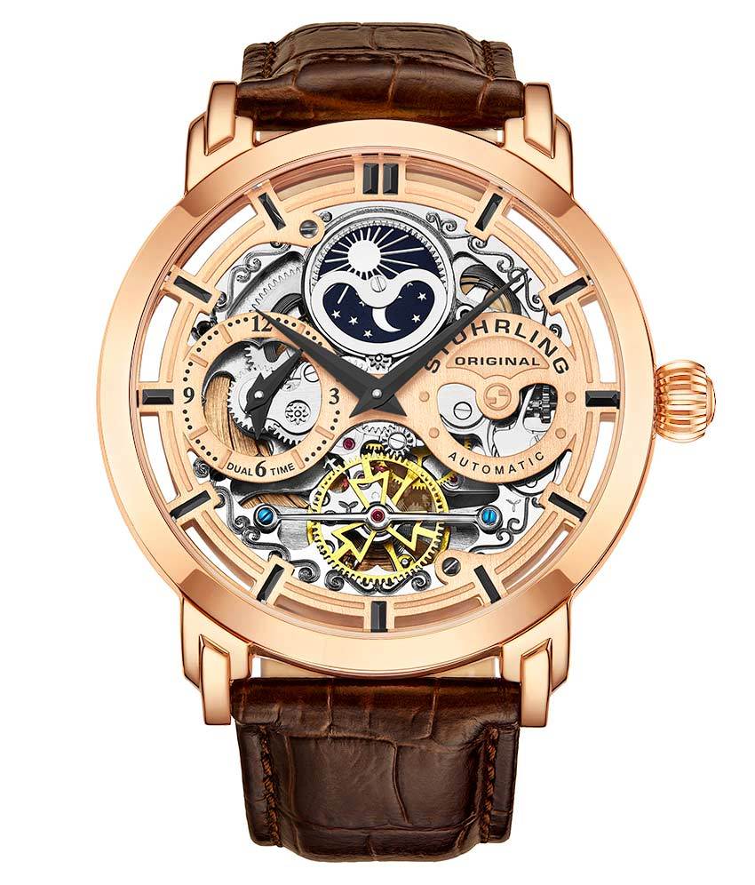 Stührling Automatic Dual Time Anatol, Swiss Automatic Sion and Stürhling Signature Pen - Image 3