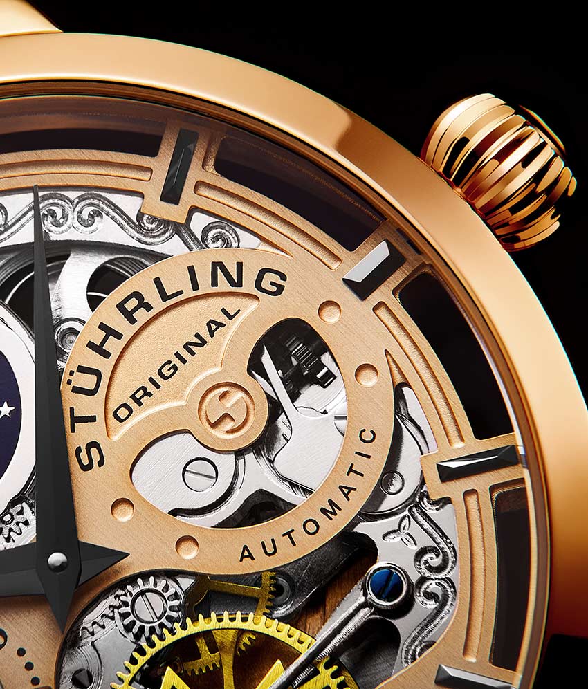 Stührling Automatic Dual Time Anatol, Swiss Automatic Sion and Stürhling Signature Pen - Image 5