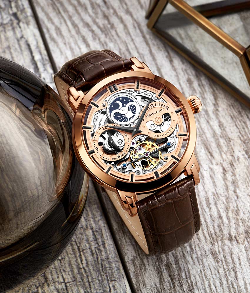 Stührling Automatic Dual Time Anatol, Swiss Automatic Sion and Stürhling Signature Pen - Image 9
