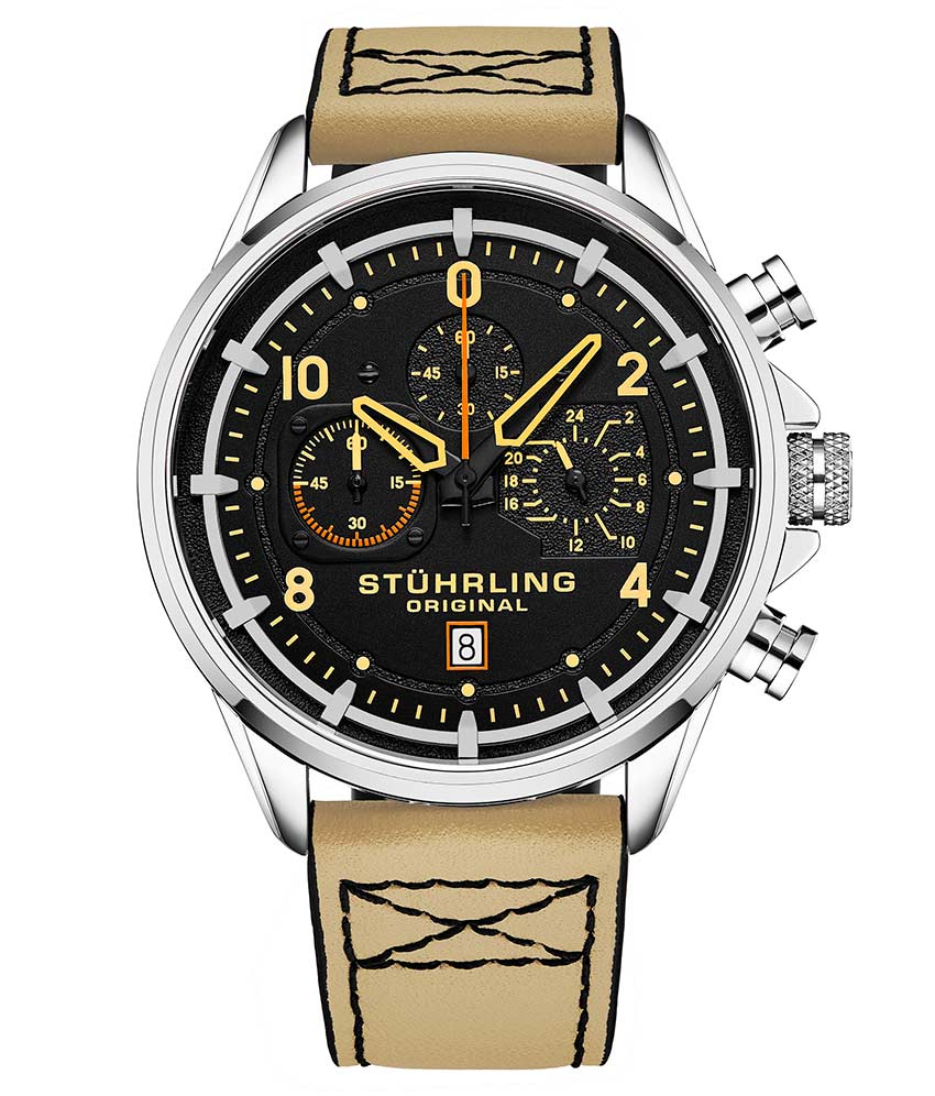 Stührling Aeronaut 44mm Aviator, Volda 45mm Aviator, and Stührling Signature Pen - Image 15