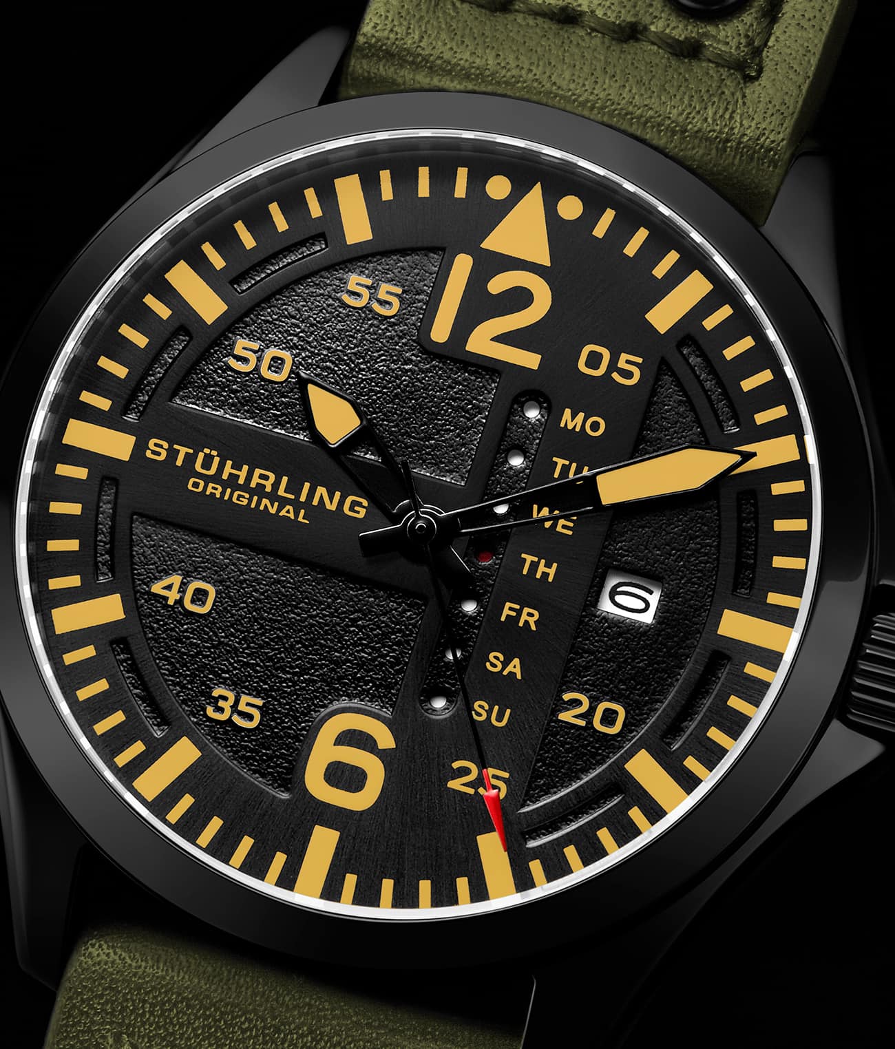Stührling Aeronaut 44mm Aviator, Volda 45mm Aviator, and Stührling Signature Pen - Image 4