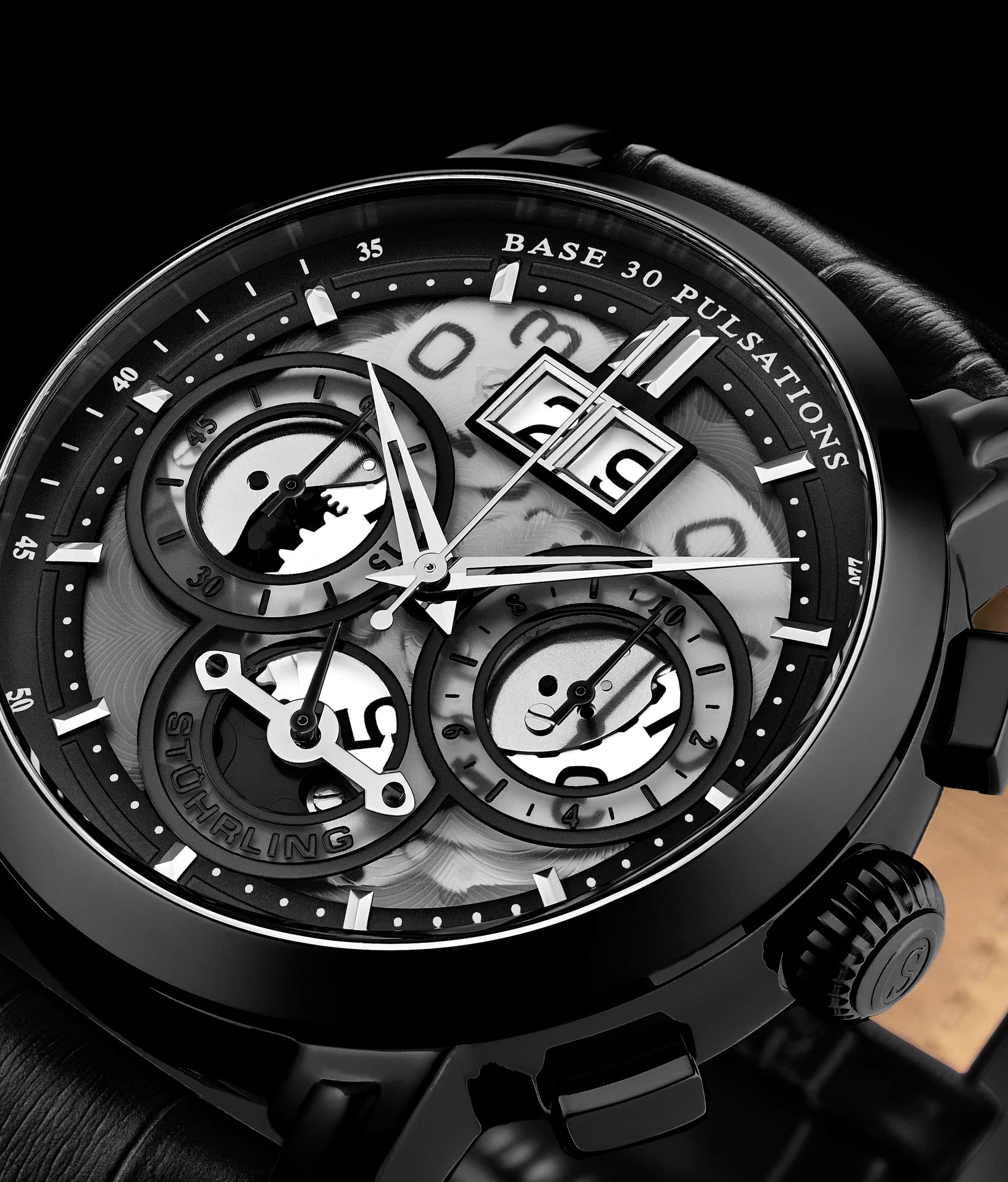 Stührling Imperia 392 Quartz 47mm Chronograph - Image 11