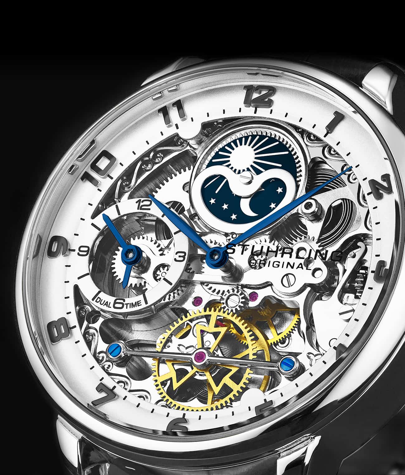 Stührling Precision Masterpiece 3925 Automatic Skeleton 40mm - Image 10
