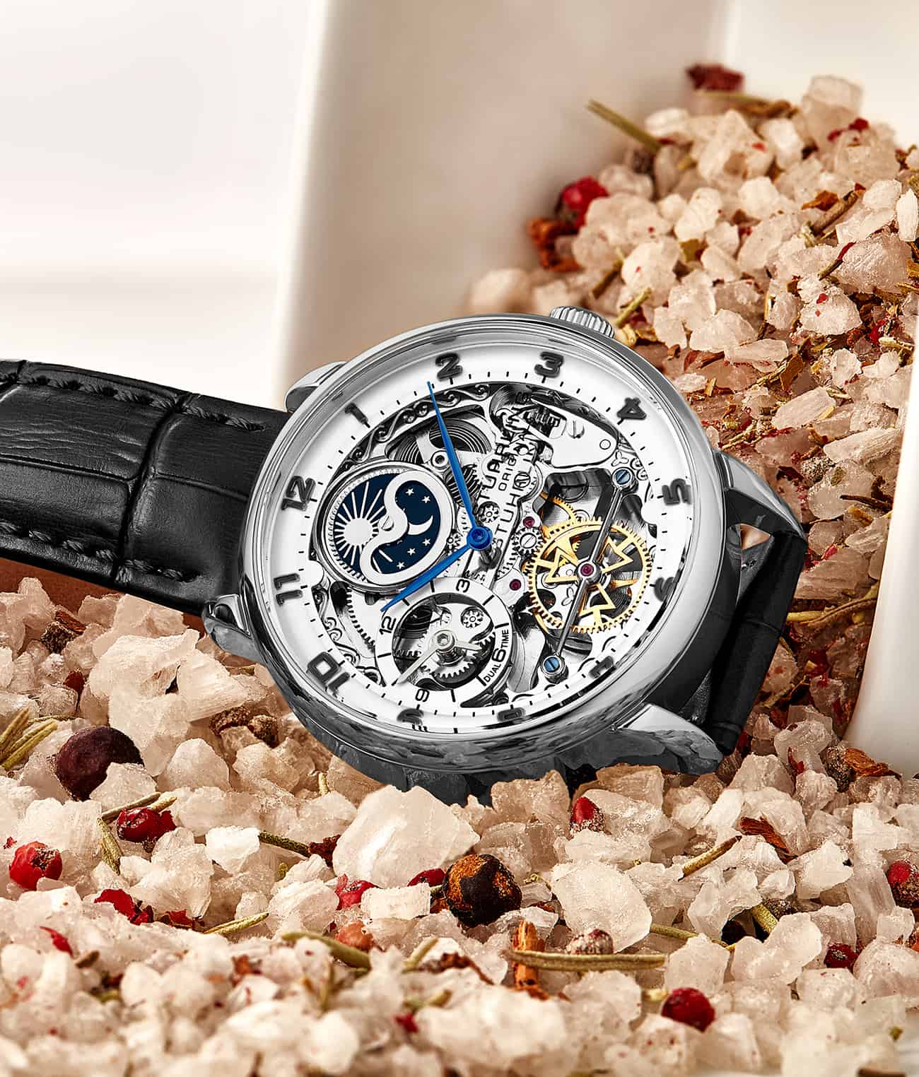 Stührling Precision Masterpiece 3925 Automatic Skeleton 40mm - Image 12