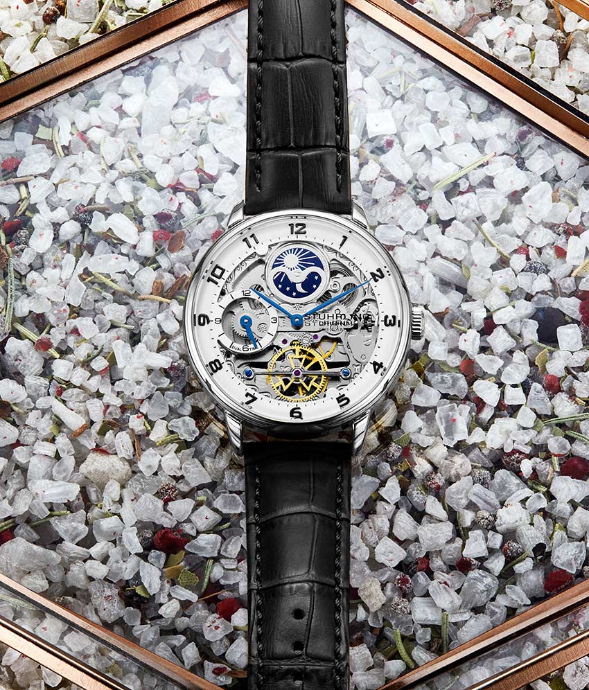 Stührling Precision Masterpiece 3925 Automatic Skeleton 40mm - Image 15