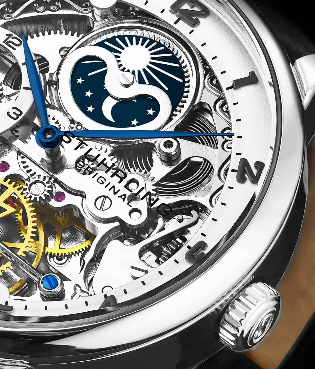 Stührling Precision Masterpiece 3925 Automatic Skeleton 40mm - Image 16