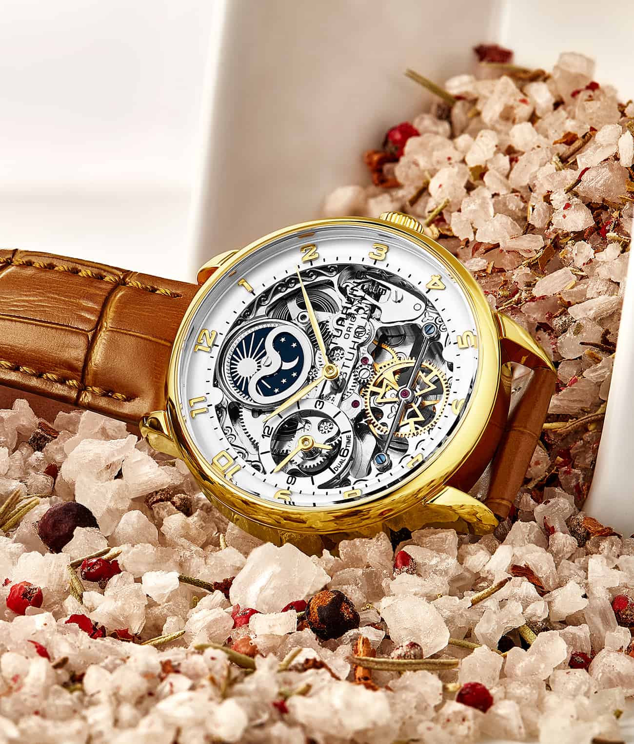 Stührling Precision Masterpiece 3925 Automatic Skeleton 40mm - Image 4