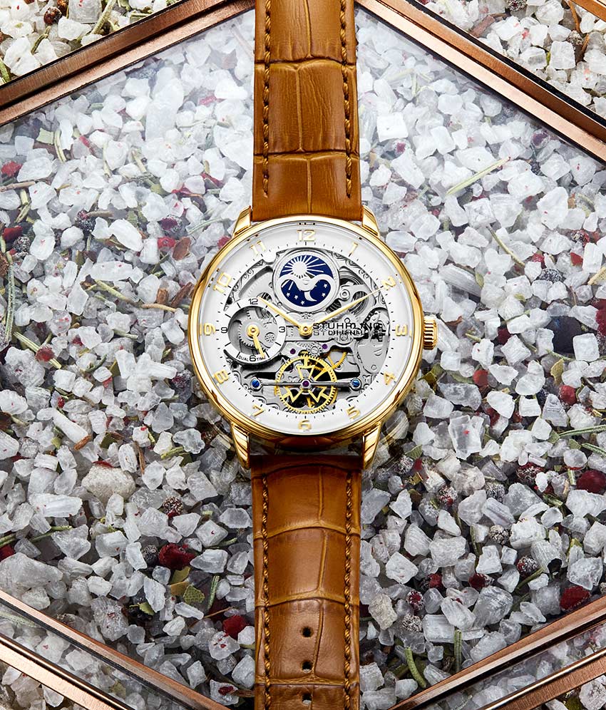 Stührling Precision Masterpiece 3925 Automatic Skeleton 40mm - Image 7
