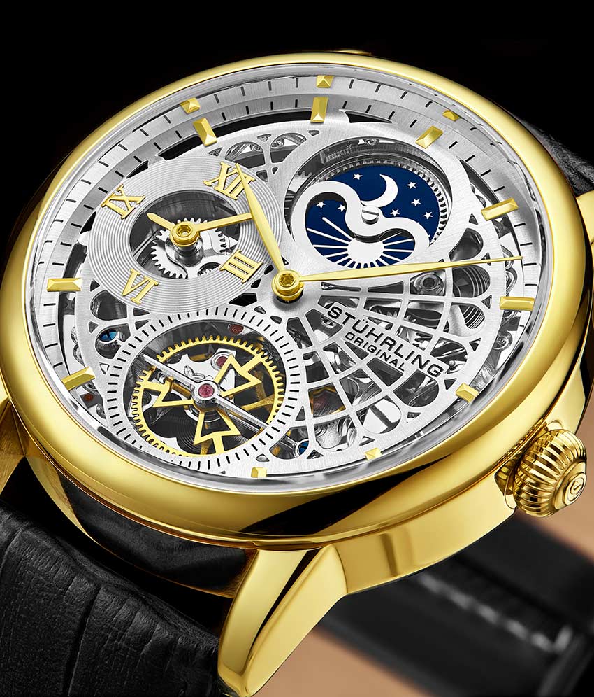 Stührling 3926 Automatic 43mm Skeleton - Image 12