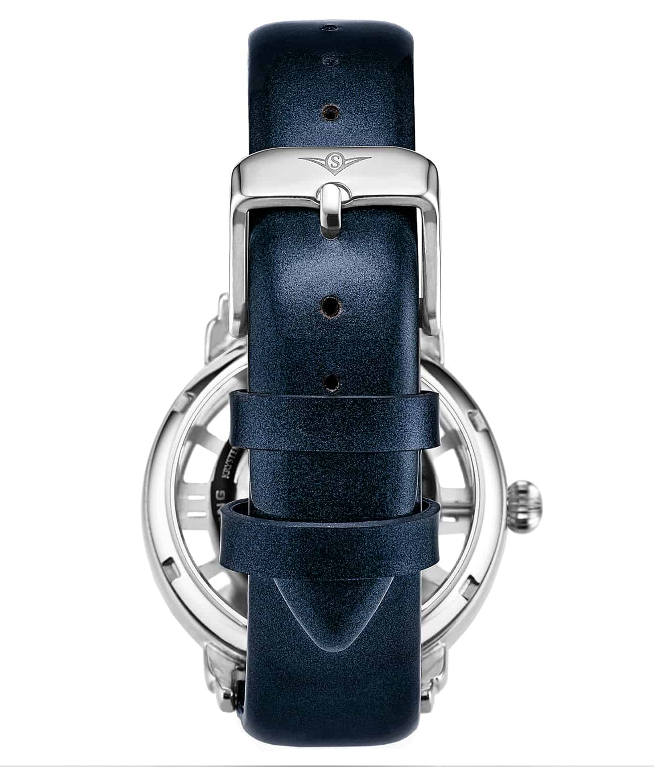 Stührling Winchester 3941.2 Automatic 38mm Skeleton with Sofia Frosted Bangle, Lily Polished Bangle and Studs - Image 3