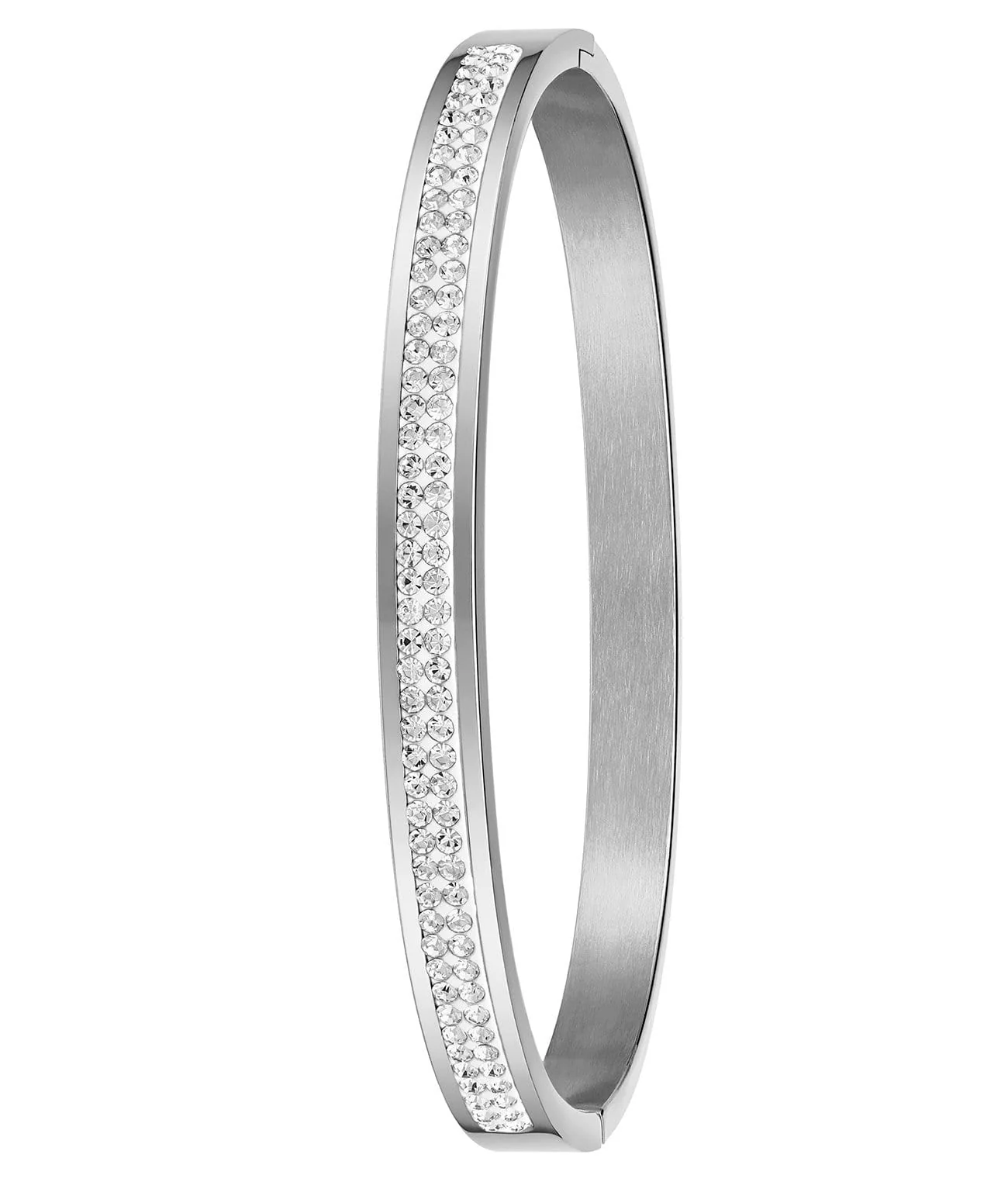 Stührling Winchester 3941.2 Automatic 38mm Skeleton with Sofia Frosted Bangle, Lily Polished Bangle and Studs - Image 7
