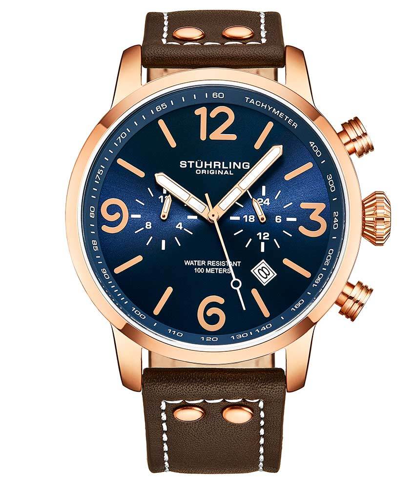 Stührling 3956 Quartz 45mm Aviator - Image 13