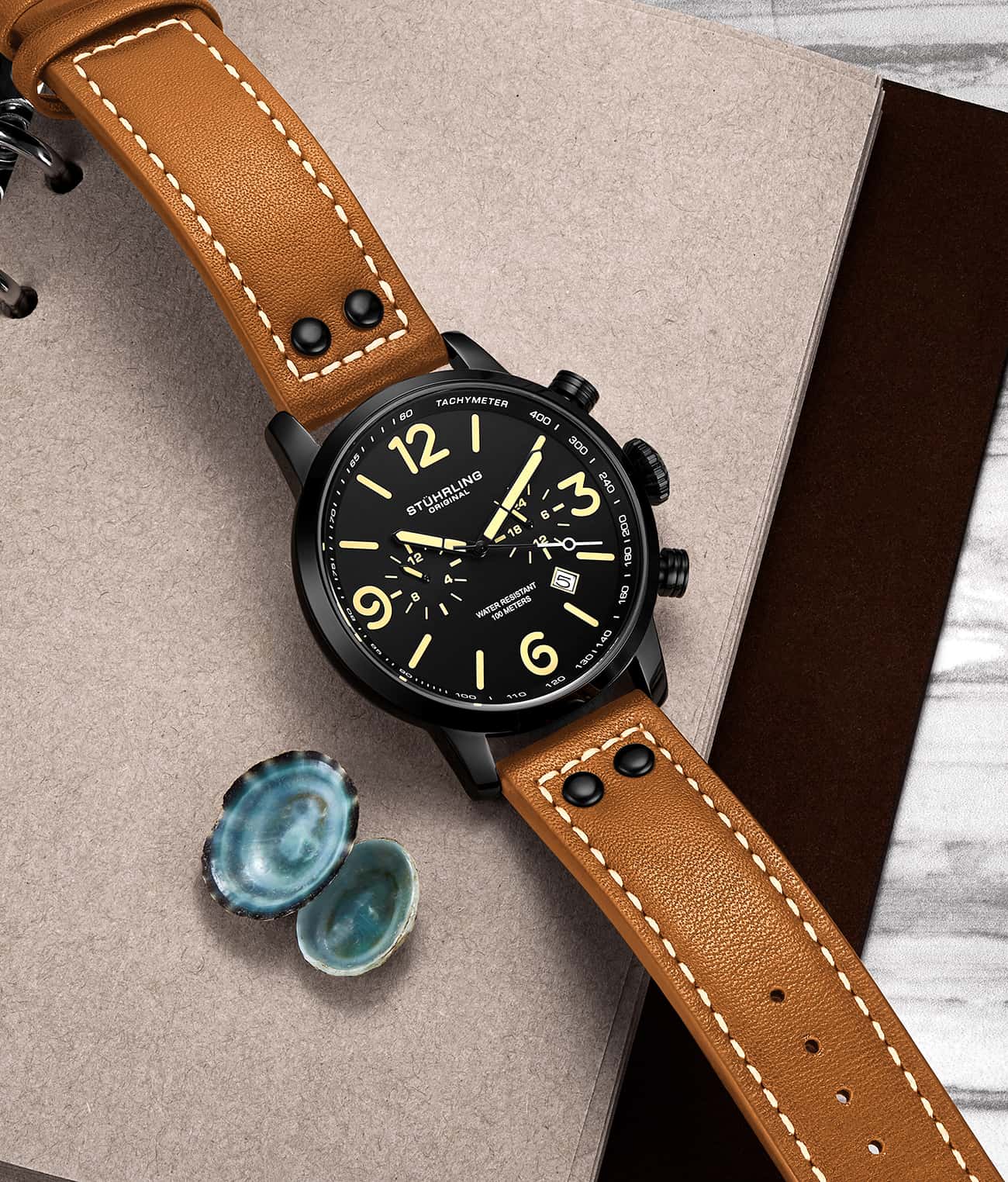 Stührling 3956 Quartz 45mm Aviator - Image 22