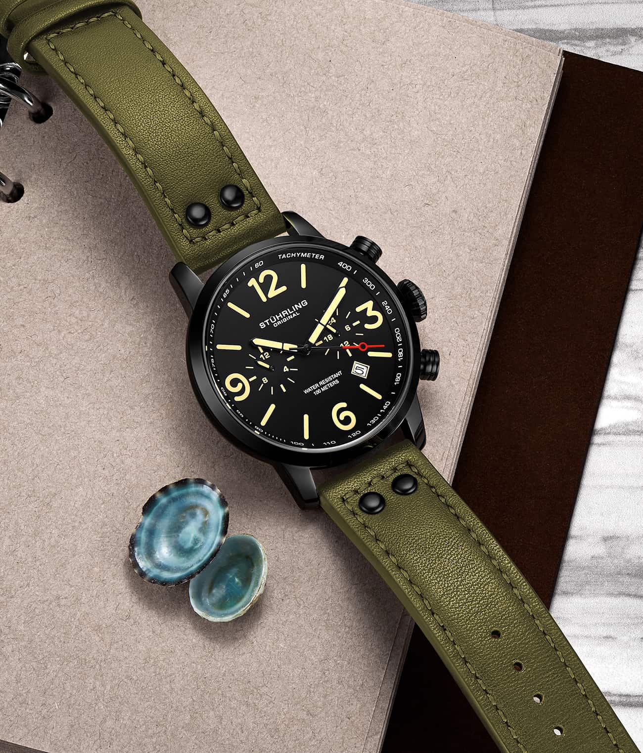 Stührling 3956 Quartz 45mm Aviator - Image 27