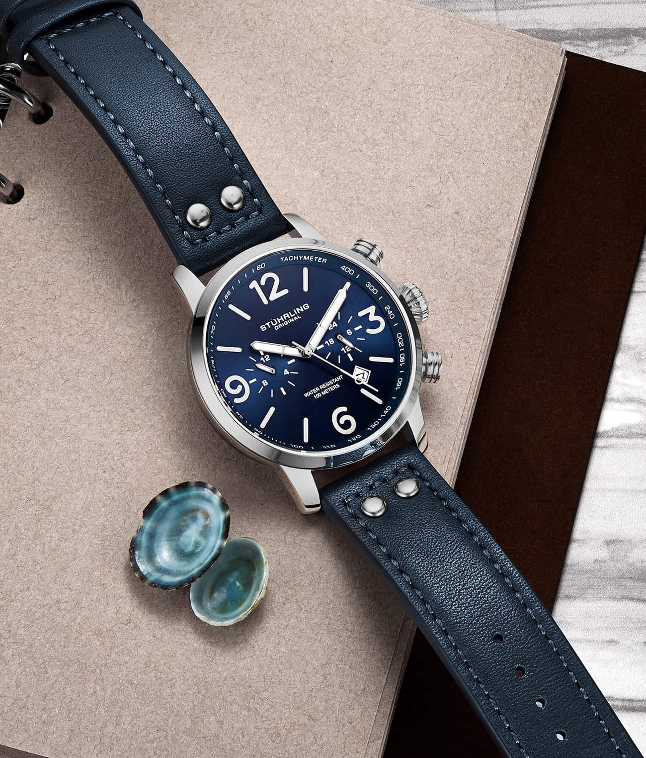 Stührling 3956 Quartz 45mm Aviator - Image 4