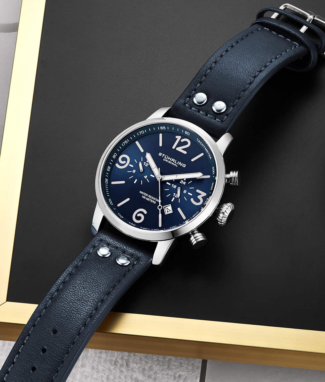 Stührling 3956 Quartz 45mm Aviator - Image 5