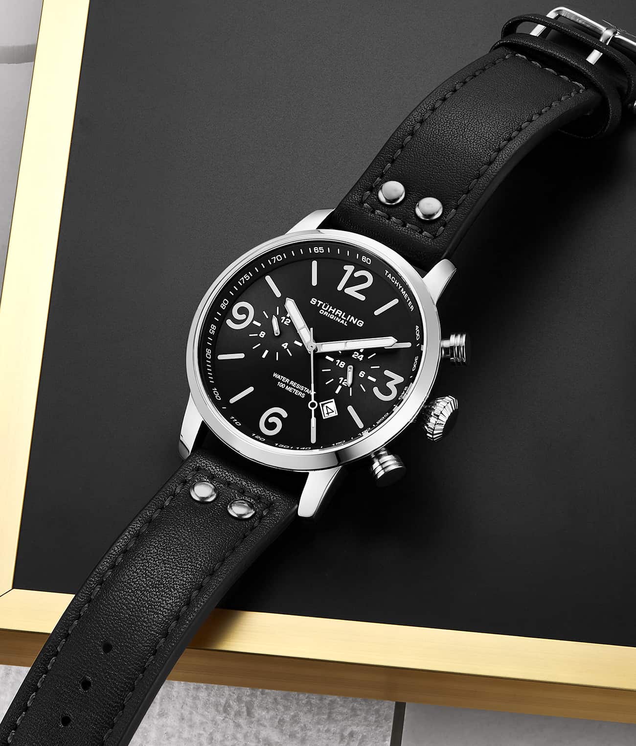Stührling 3956 Quartz 45mm Aviator - Image 9