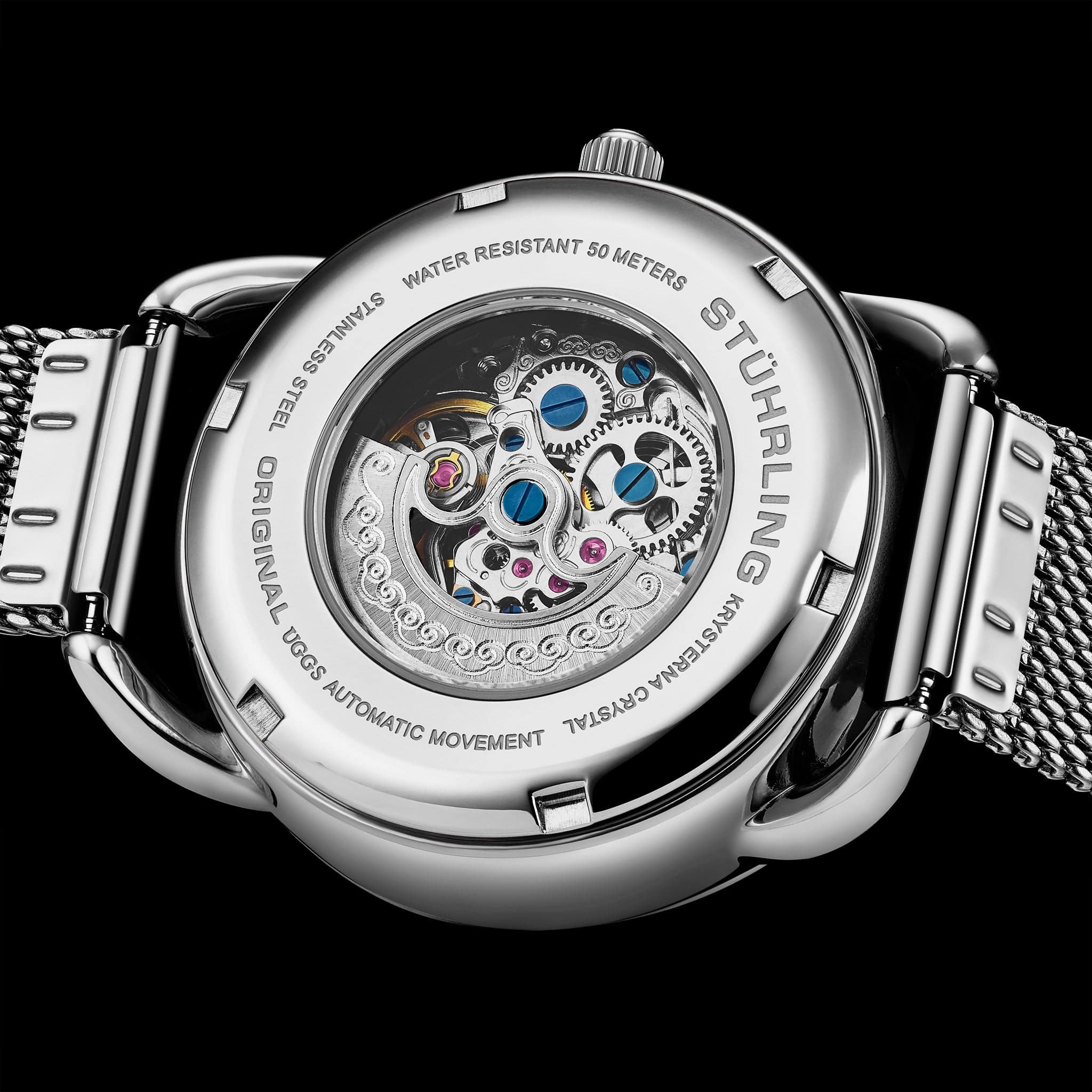 Stührling Mystic 3990M Automatic 36mm Skeleton - Image 12
