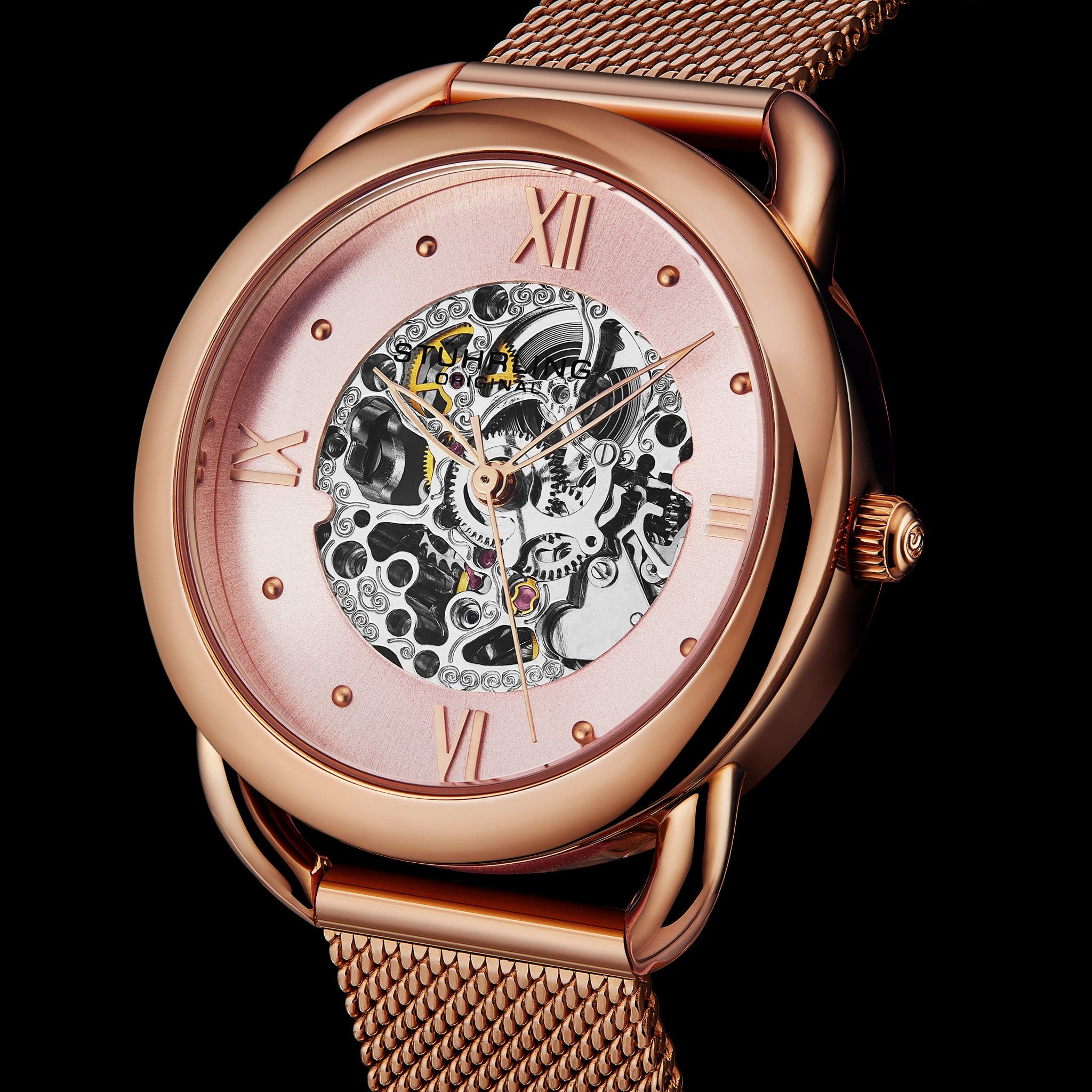 Stührling Mystic 3990M Automatic 36mm Skeleton - Image 26