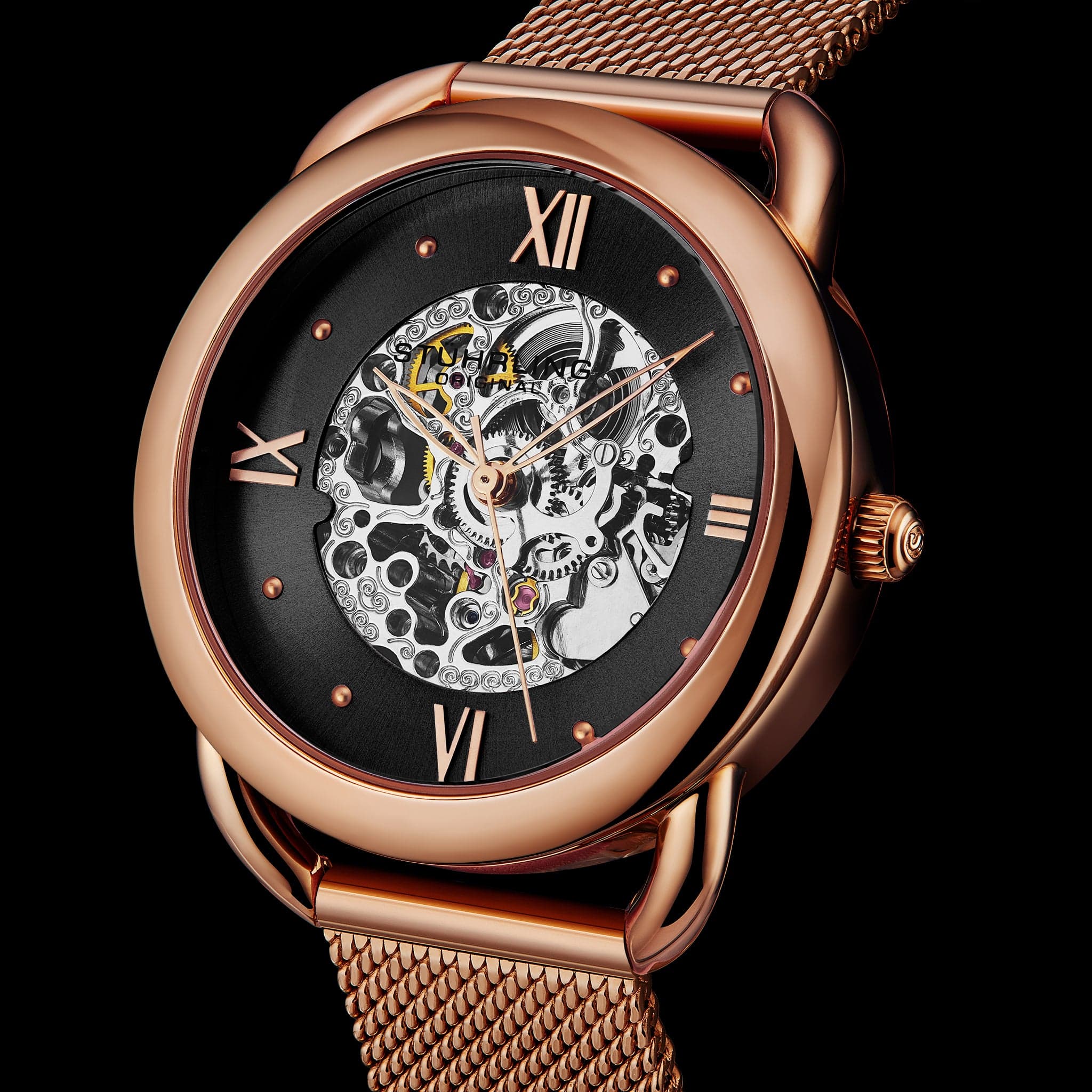 Stührling Mystic 3990M Automatic 36mm Skeleton - Image 32