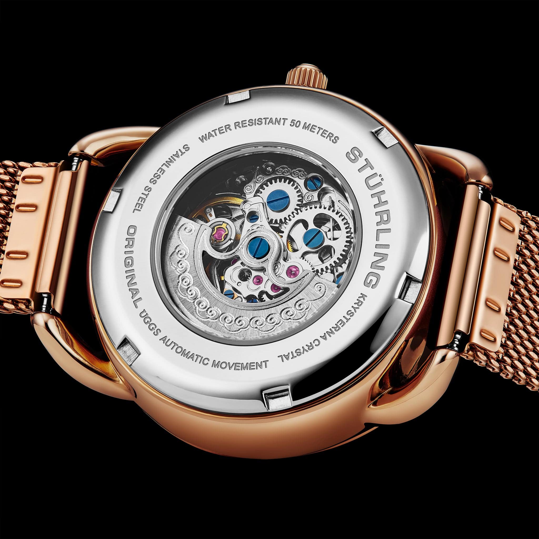 Stührling Mystic 3990M Automatic 36mm Skeleton - Image 34