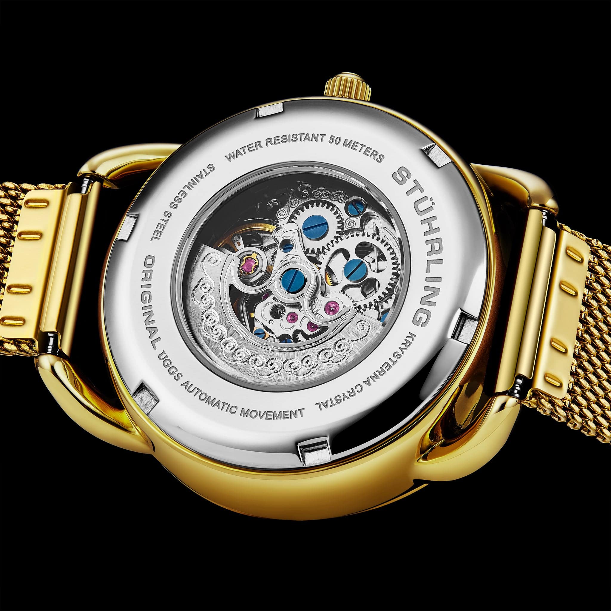 Stührling Mystic 3990M Automatic 36mm Skeleton - Image 6