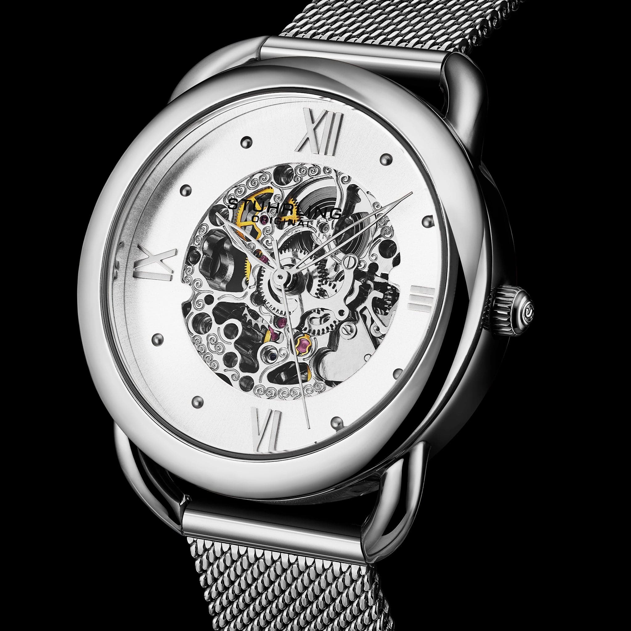 Stührling Mystic 3990M Automatic 36mm Skeleton - Image 9