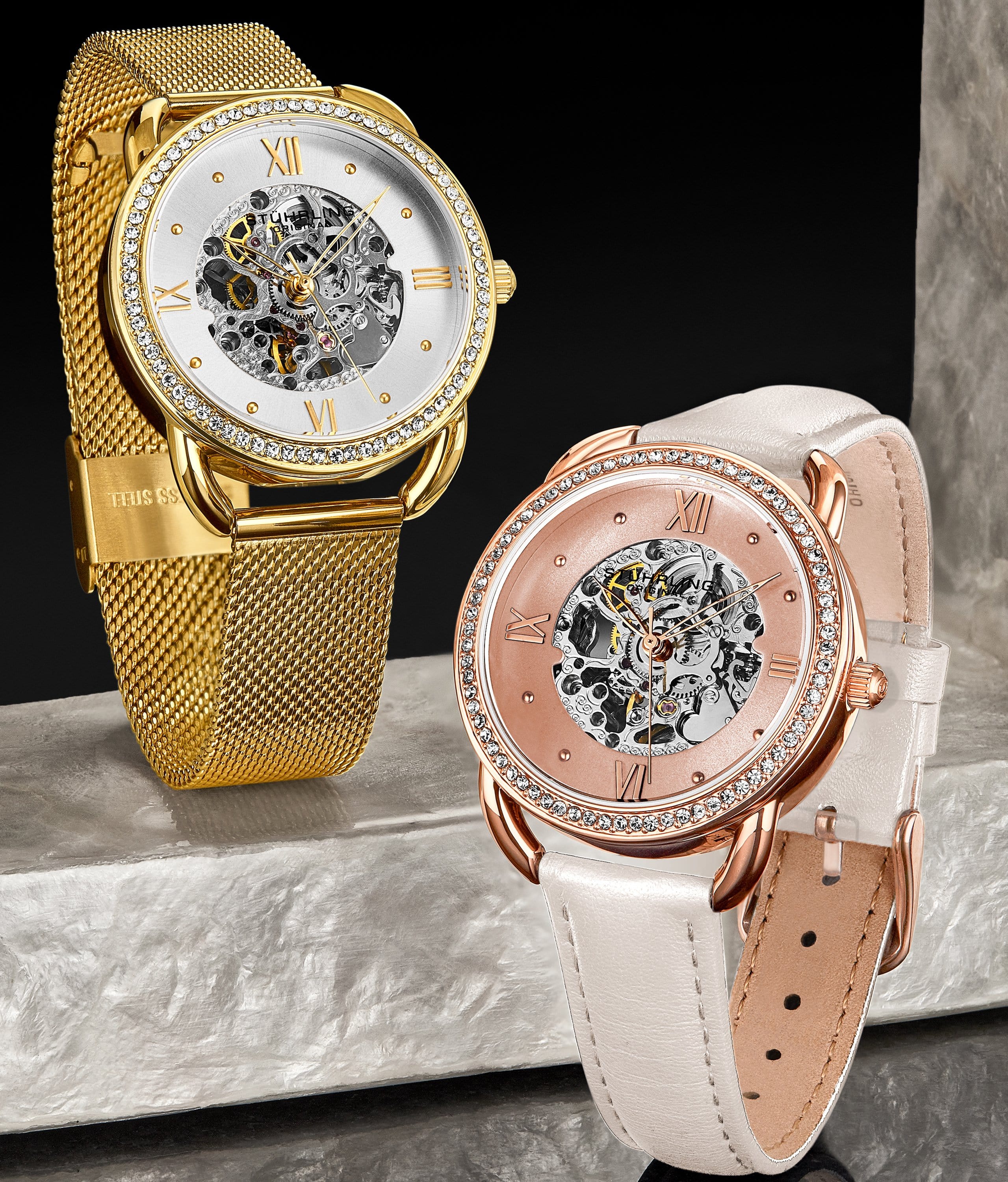 Stührling Nexus Mesh Automatic 36mm Skeleton - Image 4