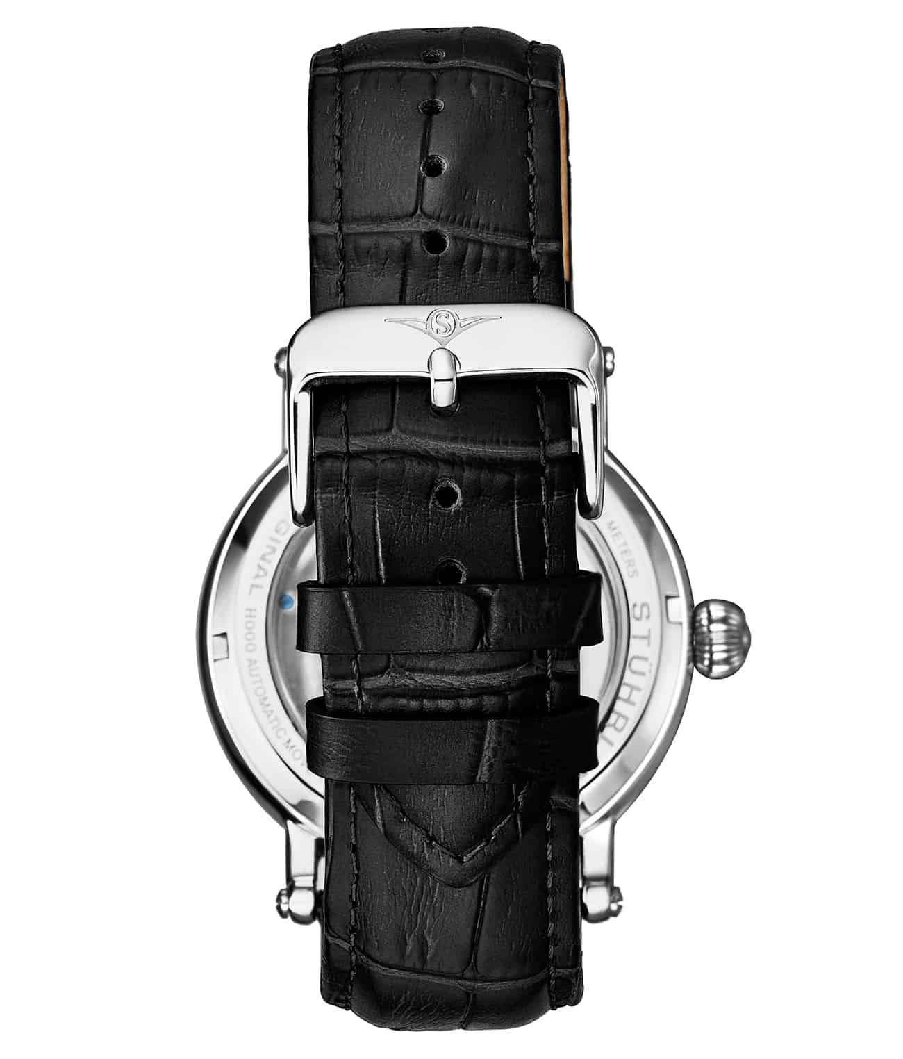 Stührling Macrocosm 4000 Automatic 43mm Skeleton with Dual Time - Image 11