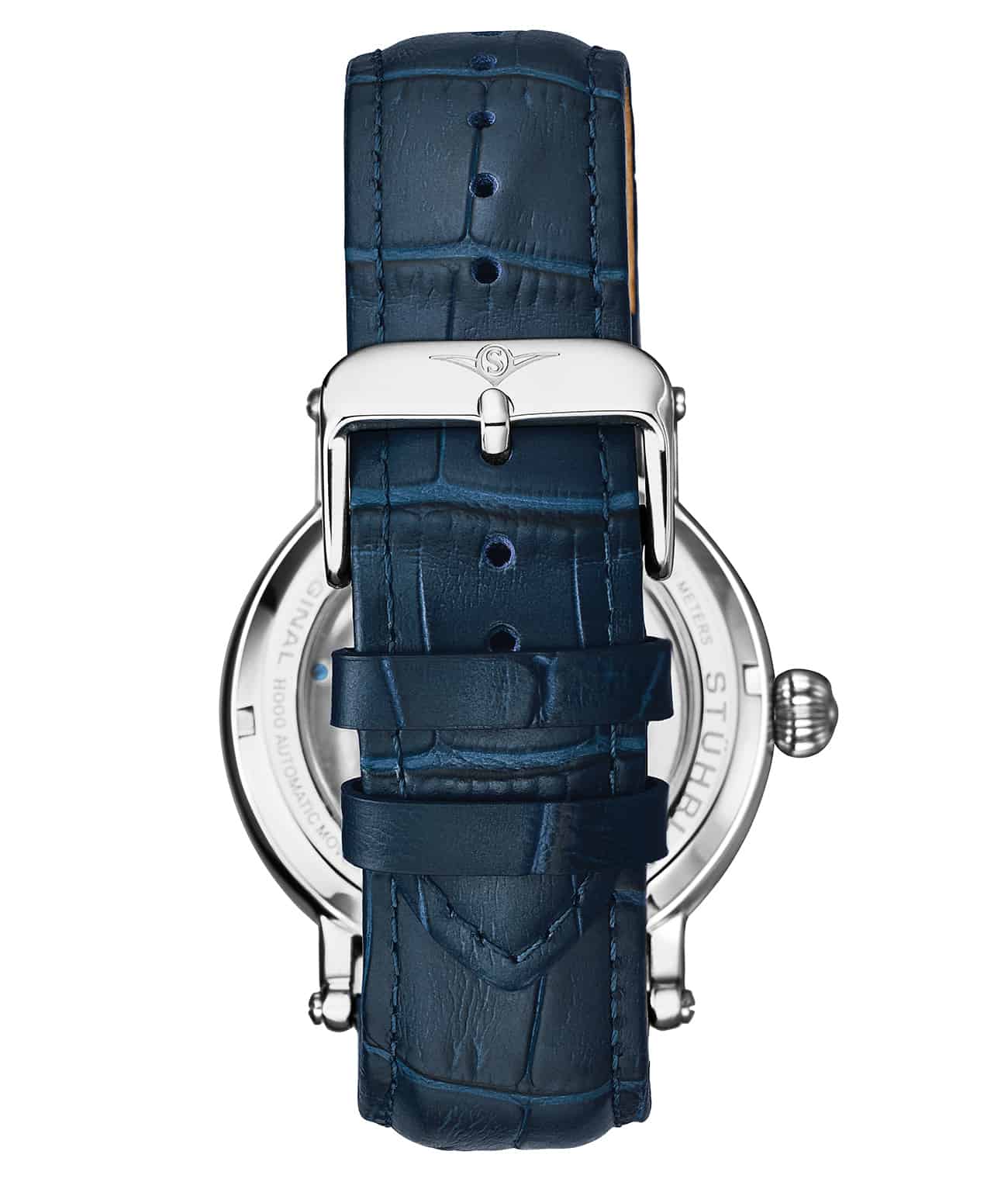 Stührling Macrocosm 4000 Automatic 43mm Skeleton with Dual Time - Image 15