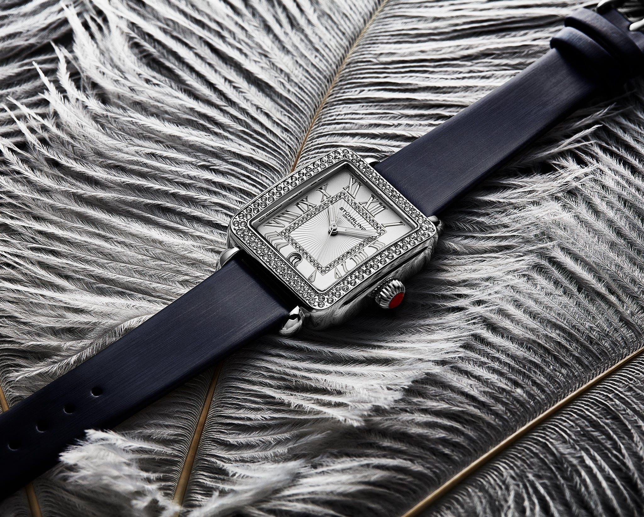 Stührling VivreLuxe 4060L 34mm Rectangle Ladies Quartz Fashion Watch - Image 10