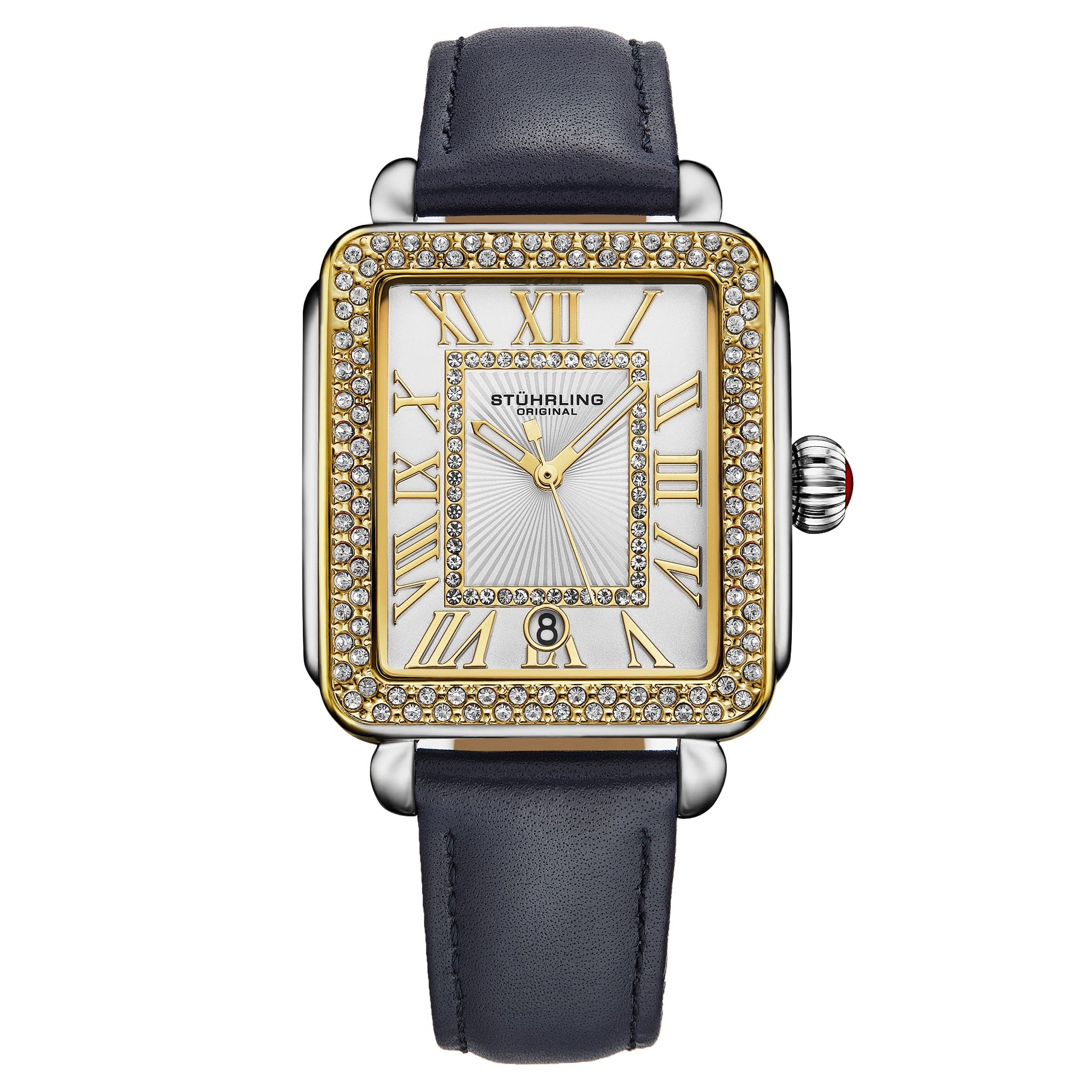 Stührling VivreLuxe 4060L 34mm Rectangle Ladies Quartz Fashion Watch - Image 13