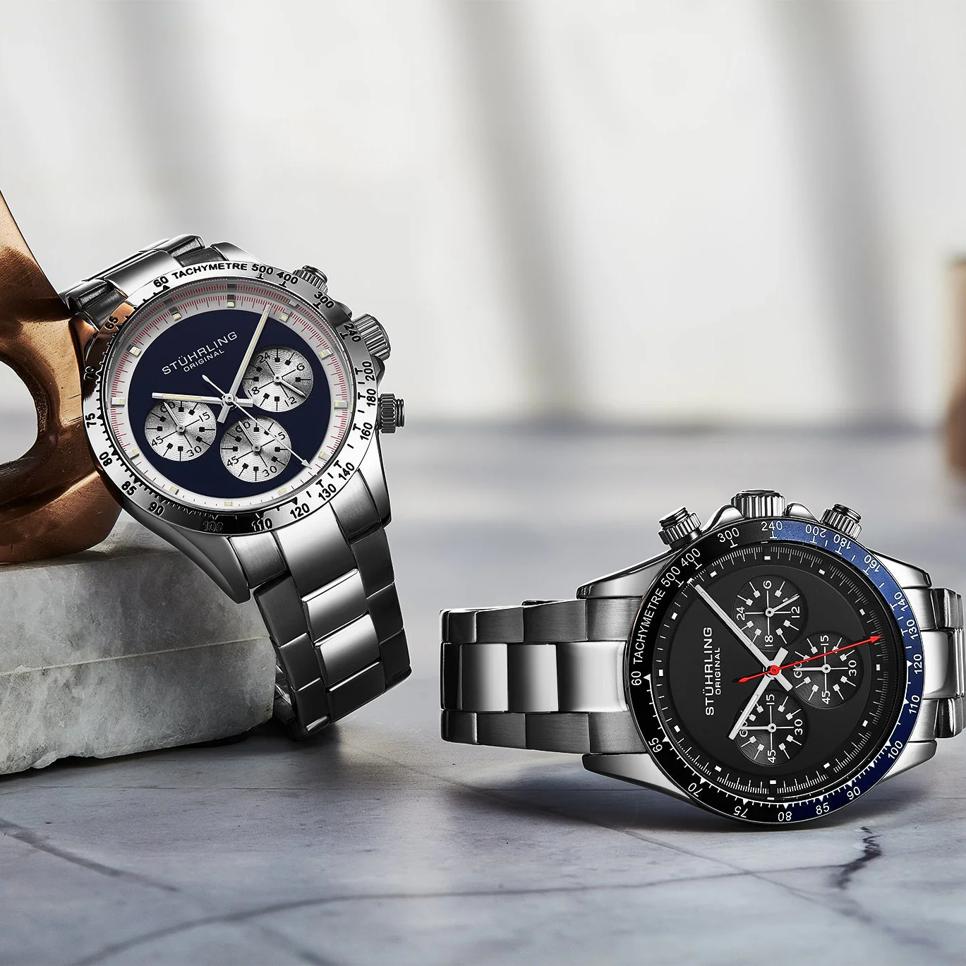 Stührling Chronomark 4066 Mens 40mm - Image 2
