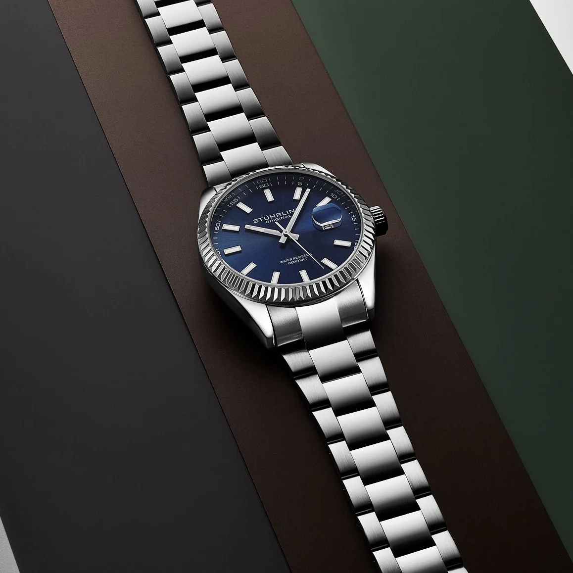 Stührling Vanguard 4069 Men's Quartz 42mm - Image 11