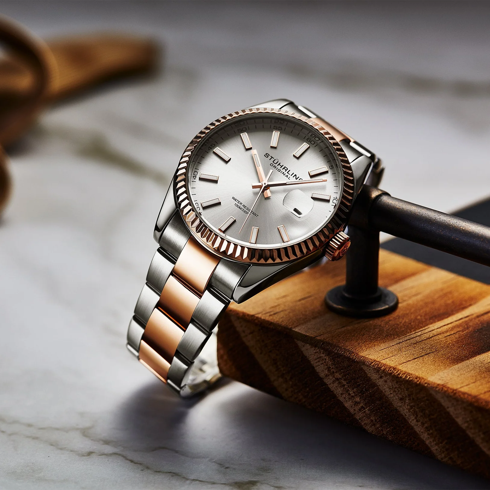 Stührling Vanguard 4069 Men's Quartz 42mm - Image 21