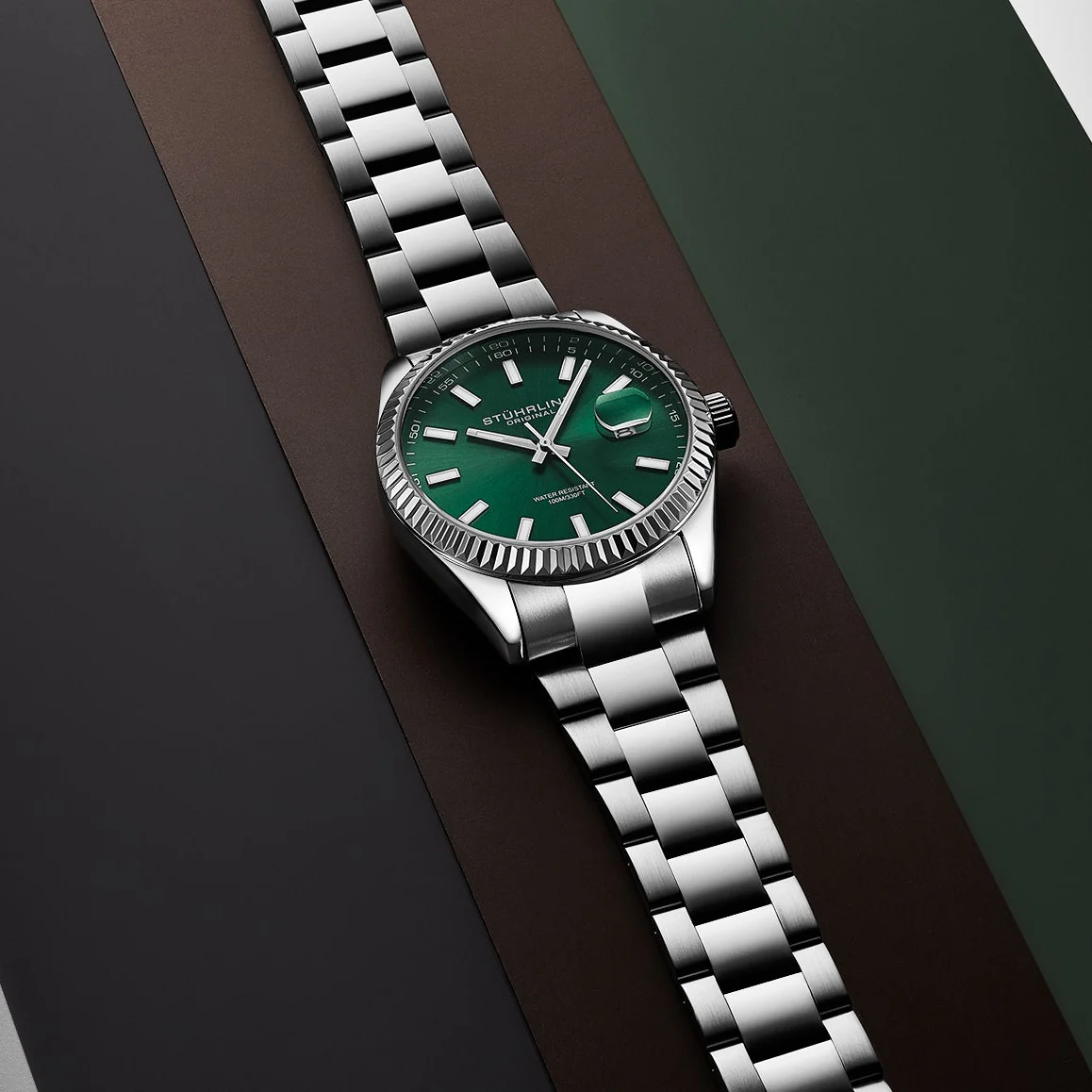 Stührling Vanguard 4069 Men's Quartz 42mm - Image 27