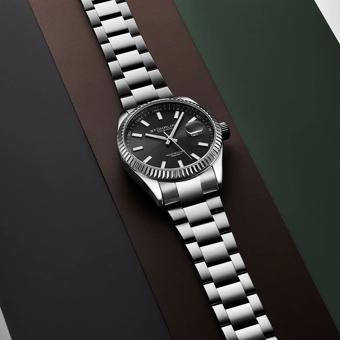 Stührling Vanguard 4069 Men's Quartz 42mm - Image 4