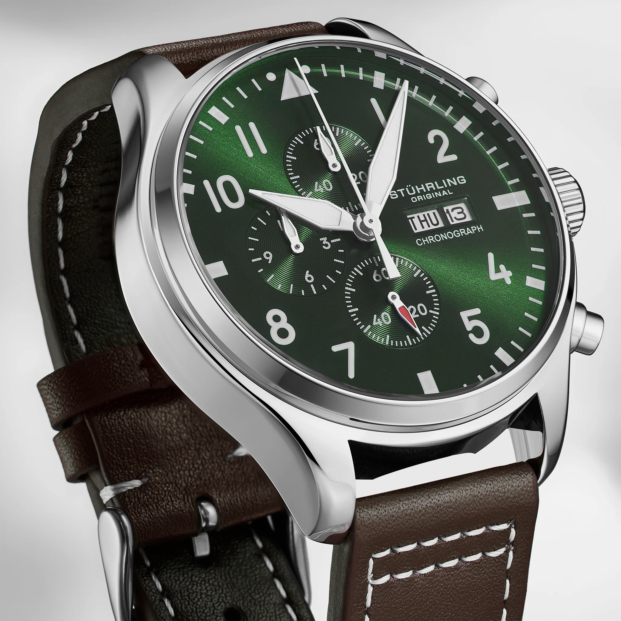 Stührling Navigator Chrono 4075 Men's 43mm - Image 10