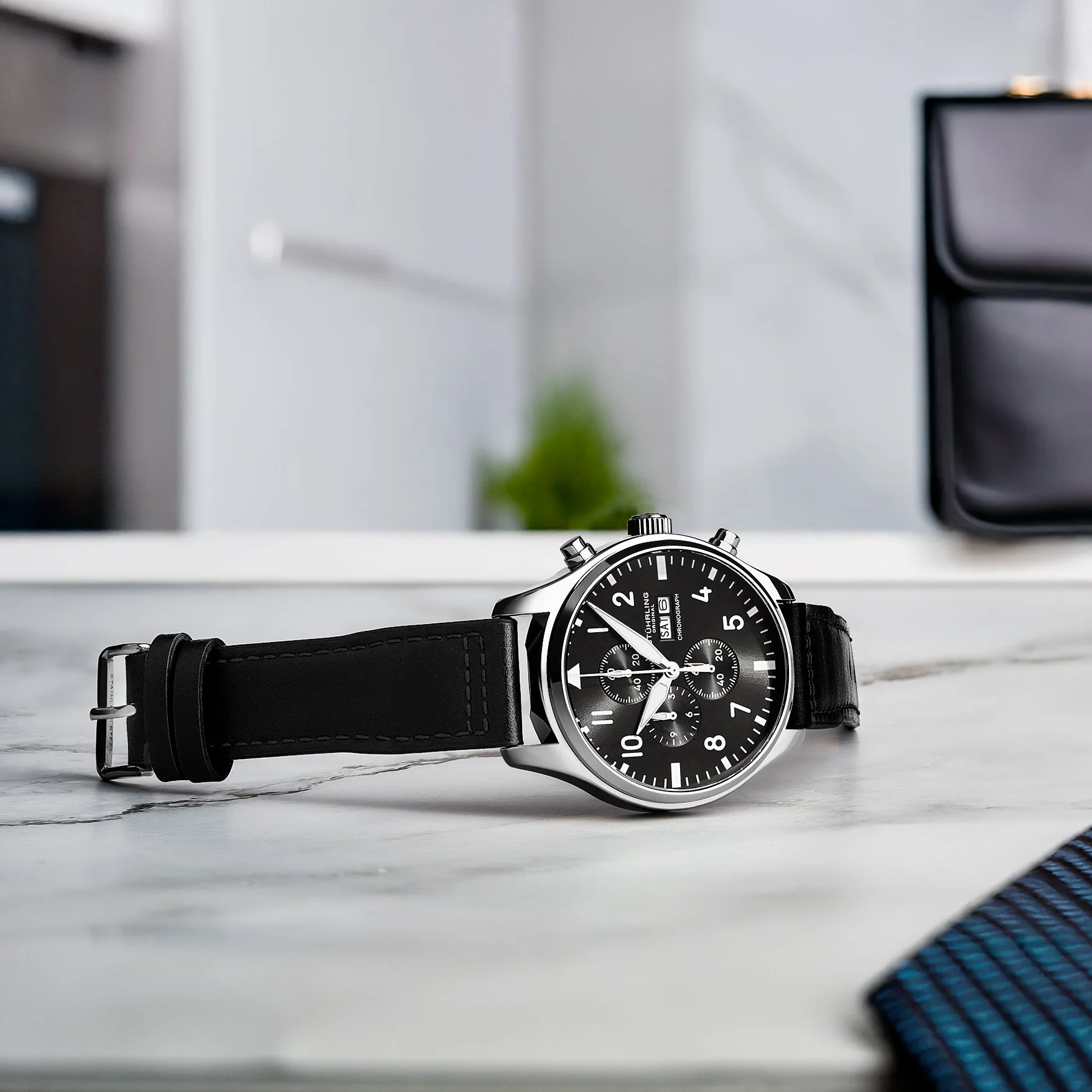 Stührling Navigator Chrono 4075 Men's 43mm - Image 3