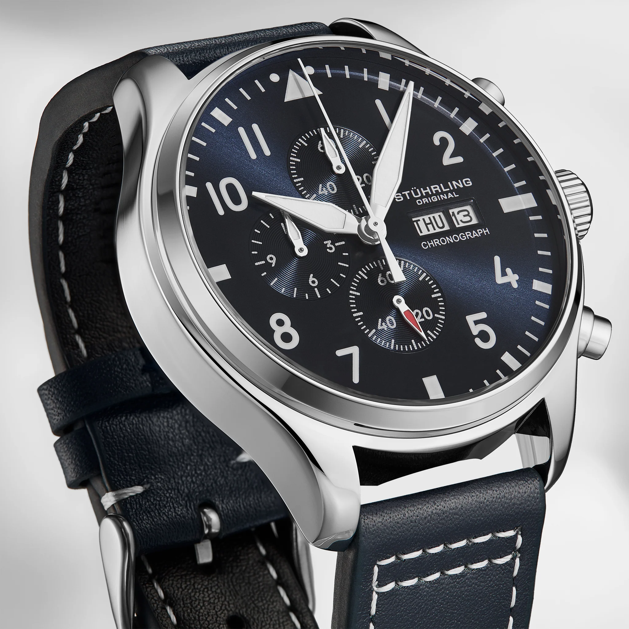 Stührling Navigator Chrono 4075 Men's 43mm - Image 6