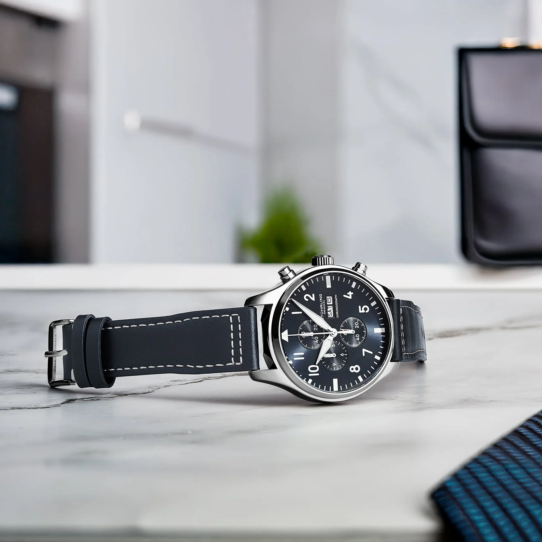 Stührling Navigator Chrono 4075 Men's 43mm - Image 7