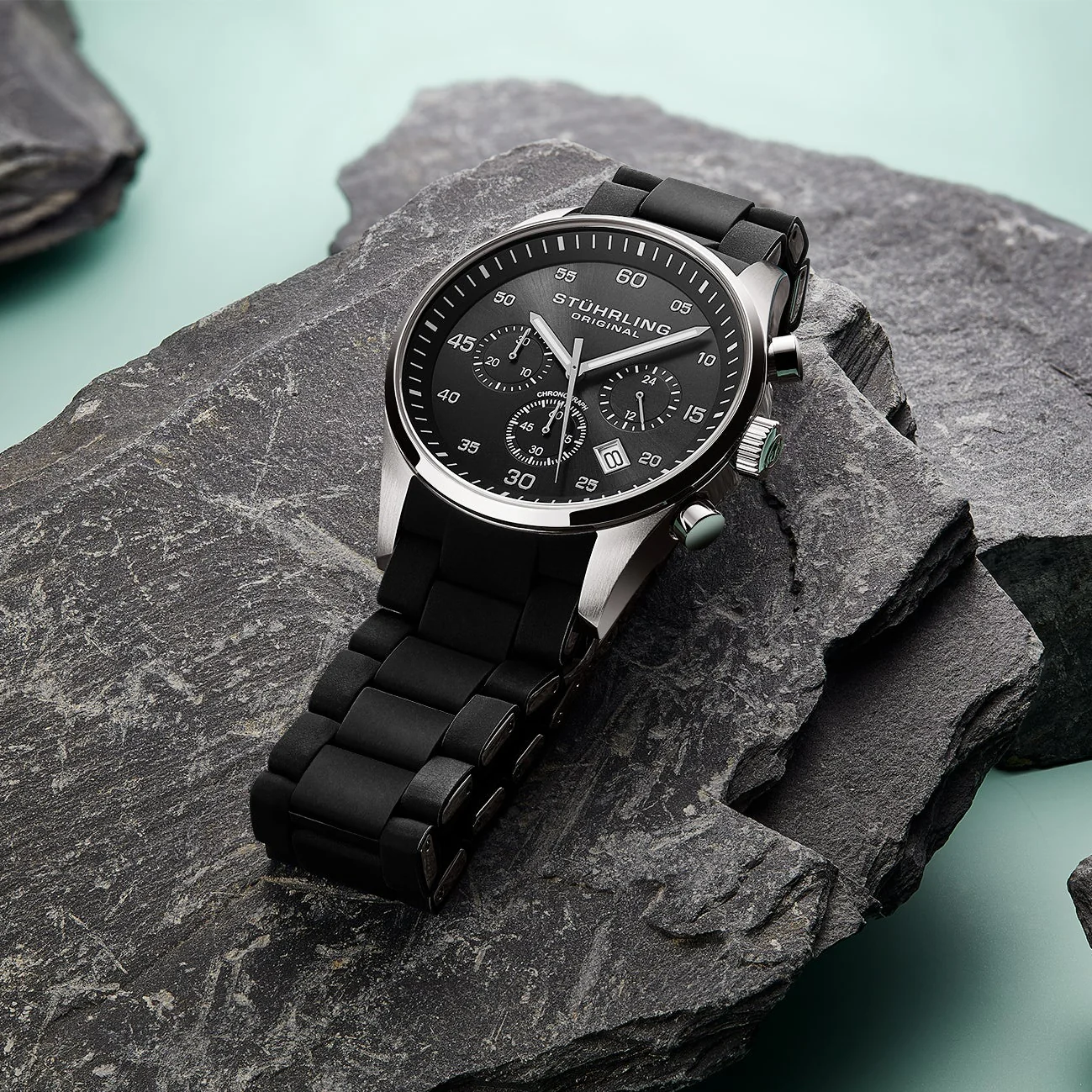 Stührling Velocity 4076 Mens Quartz 43mm - Image 3