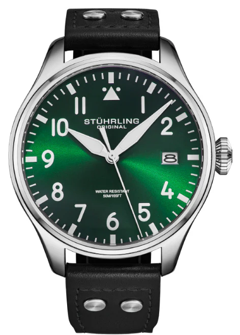 Stührling Airman 4078 Quartz Men’s 43mm Pilot Watch - Image 11