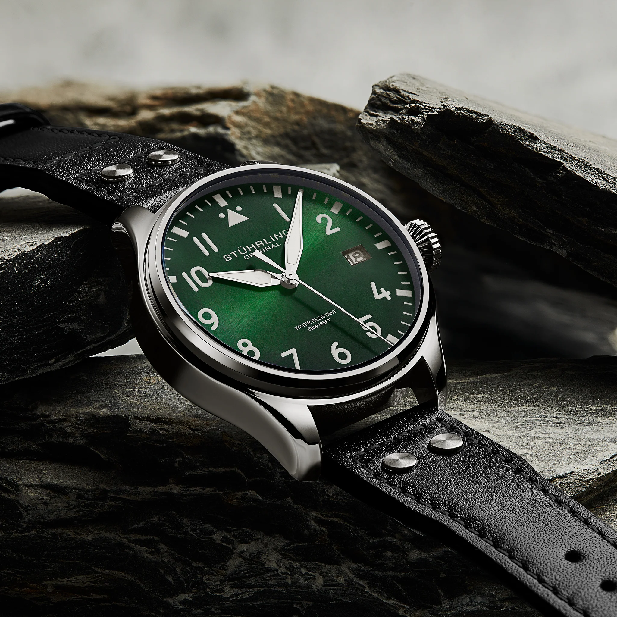 Stührling Airman 4078 Quartz Men’s 43mm Pilot Watch - Image 13